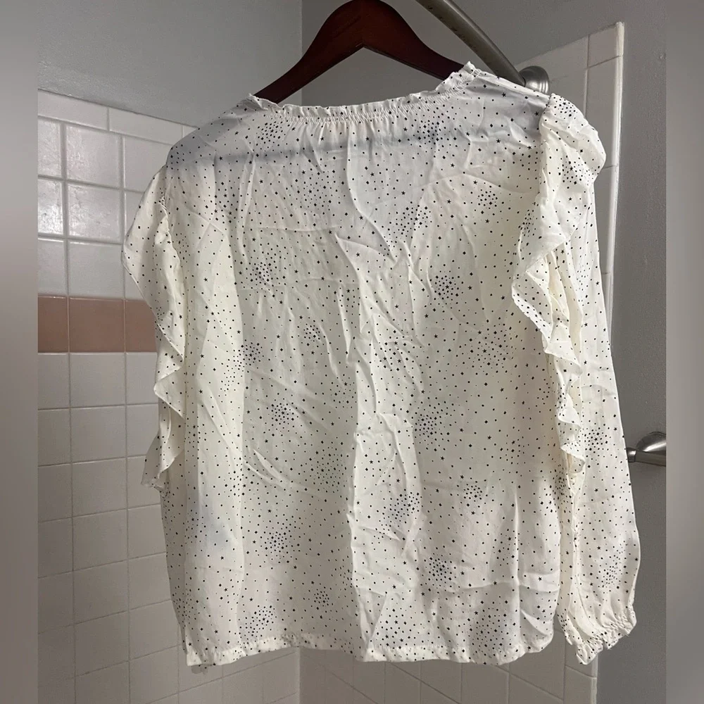 || MAJE || RUFFLE BLOUSE || - Picture 2 of 3